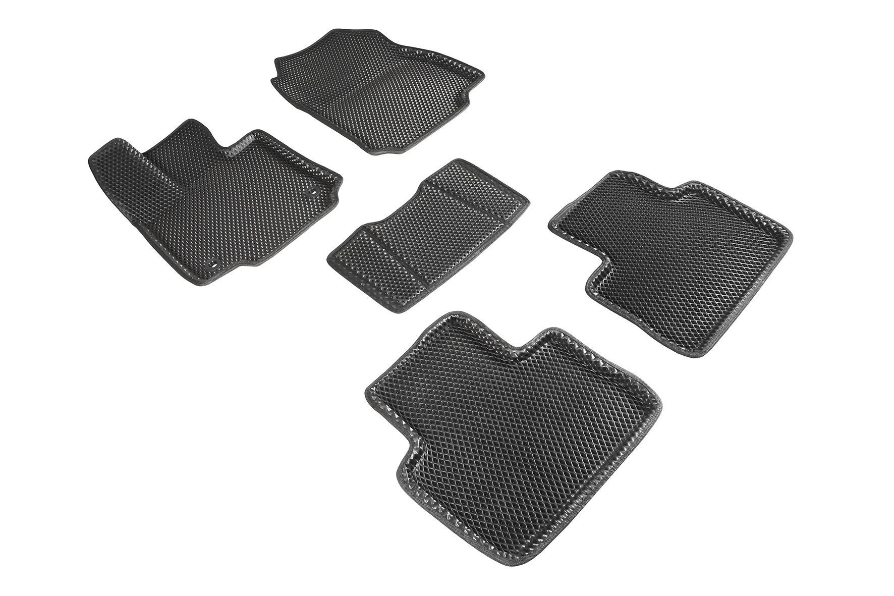 

SEINTEX '95196 Коврики 3D EVA РОМБ Toyota RAV4 V АКПП чер (компл) 1шт