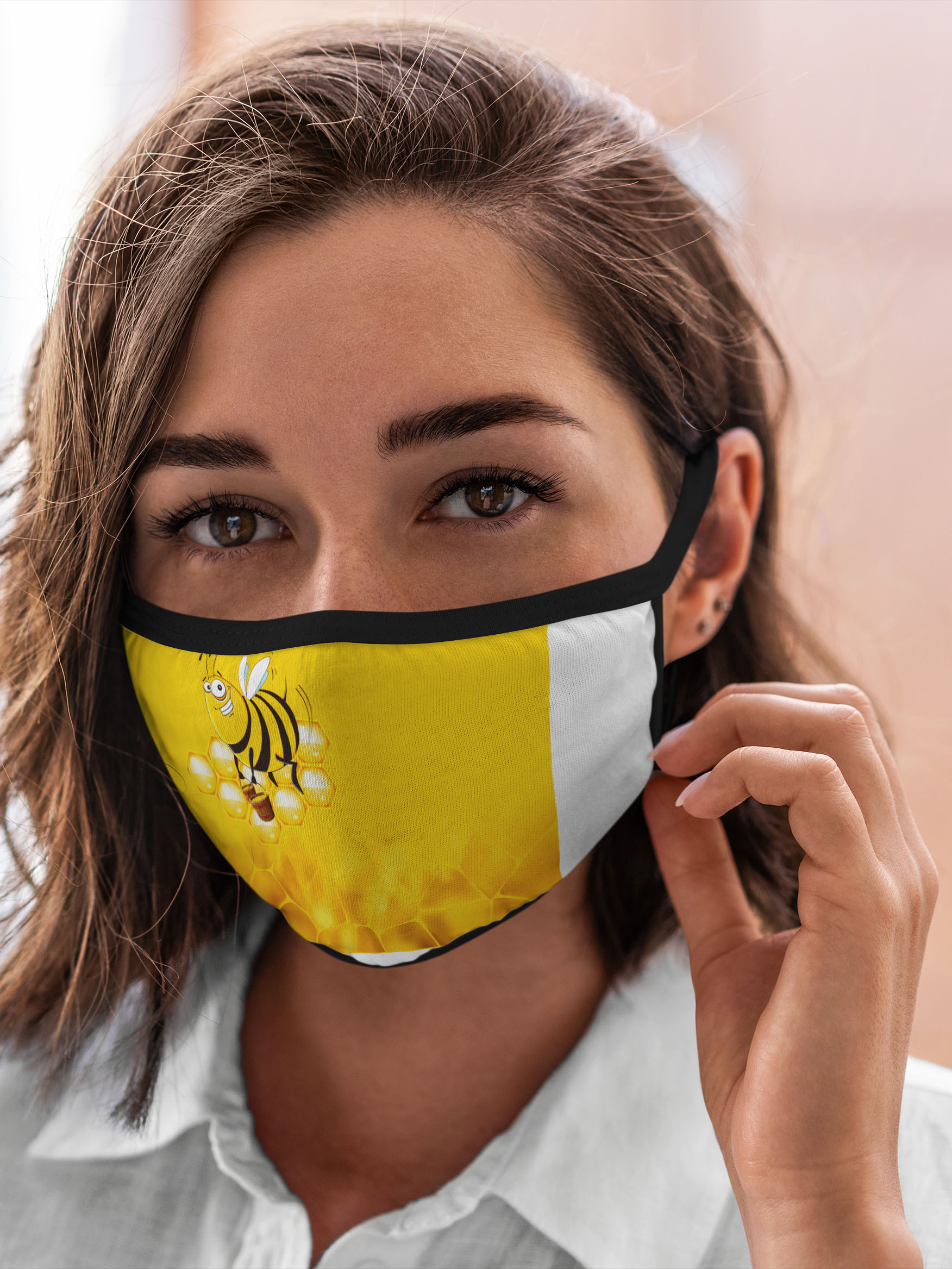 

Многоразовая маска унисекс Burnettie Пчелы Лето. Пчелы. Мед, Разноцветный, Пчелы Лето. Пчелы. Мед