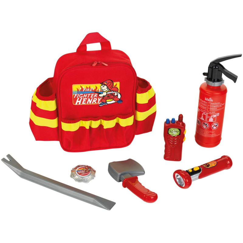 фото Игровой набор theo klein рюкзак пожарного с аксессуарами 113653