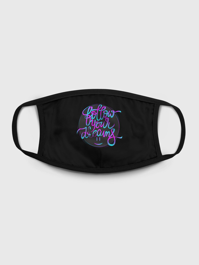 

Многоразовая маска унисекс Burnettie Follow Your Dreams, Разноцветный, Follow Your Dreams