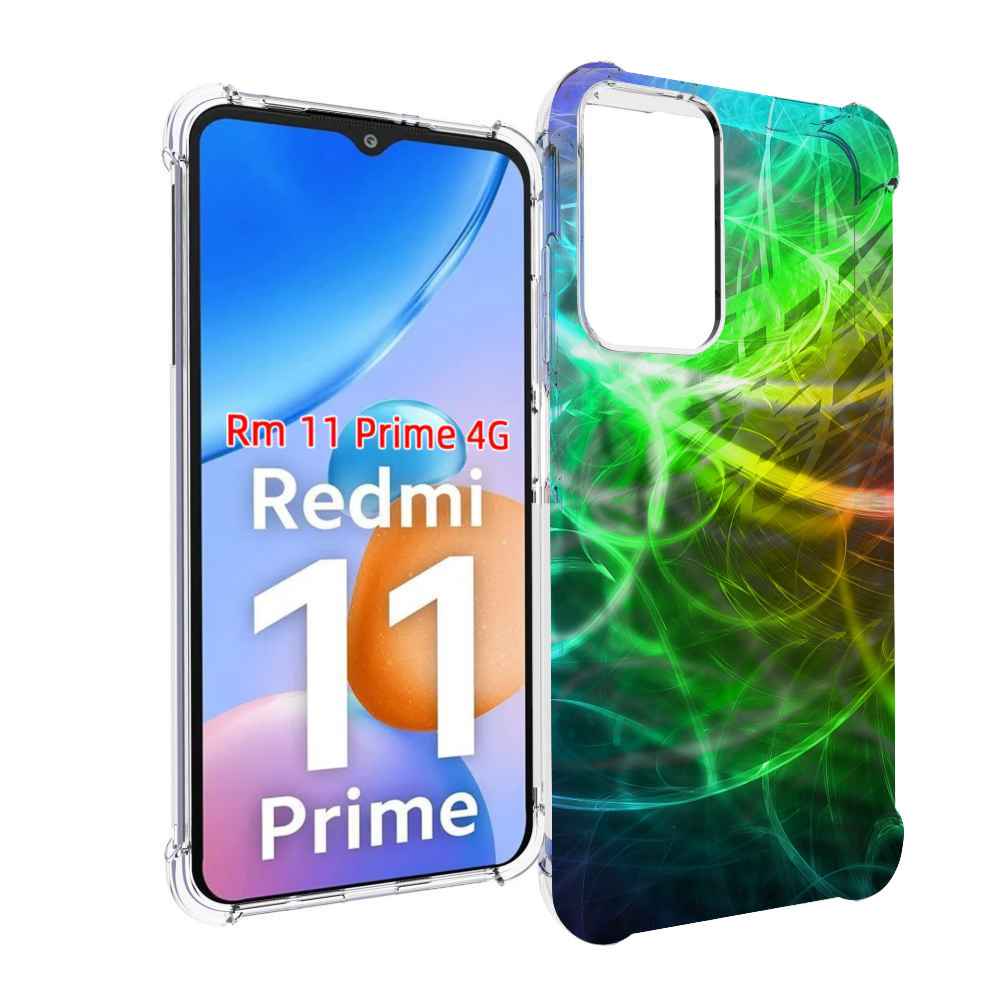

Чехол MyPads разноцветная-абстракция-линиями для Xiaomi Redmi 11 Prime 4G, Прозрачный, Tocco