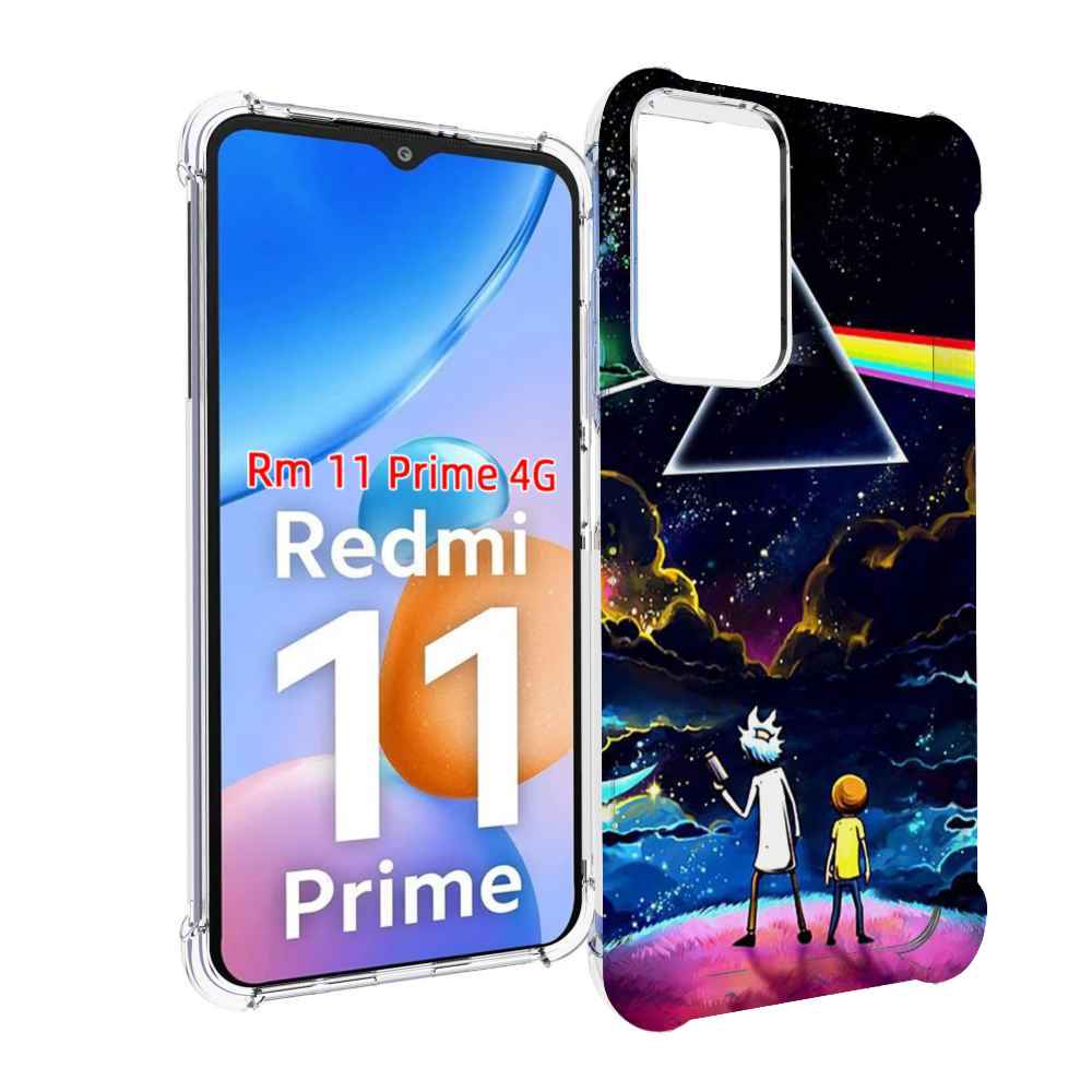 

Чехол MyPads рик и морти в космосе для Xiaomi Redmi 11 Prime 4G, Прозрачный, Tocco