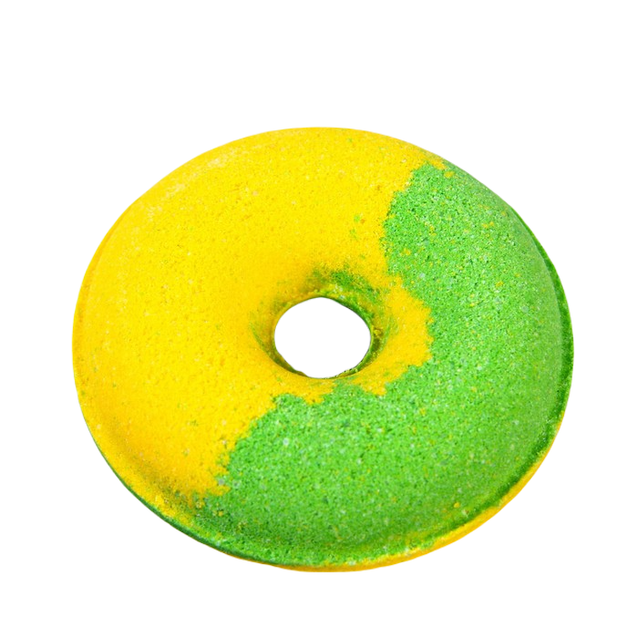 Бурлящий пончик «Пофигин», аромат дыни, 110 г бомбочка для ванны пофигин аромат арбуз 130 г