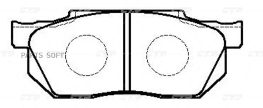 

Колодки дисковые передние с антискр. пласт. Honda Civic 1.3-1.6 87-92/1.3 16V 91-95 GK0367