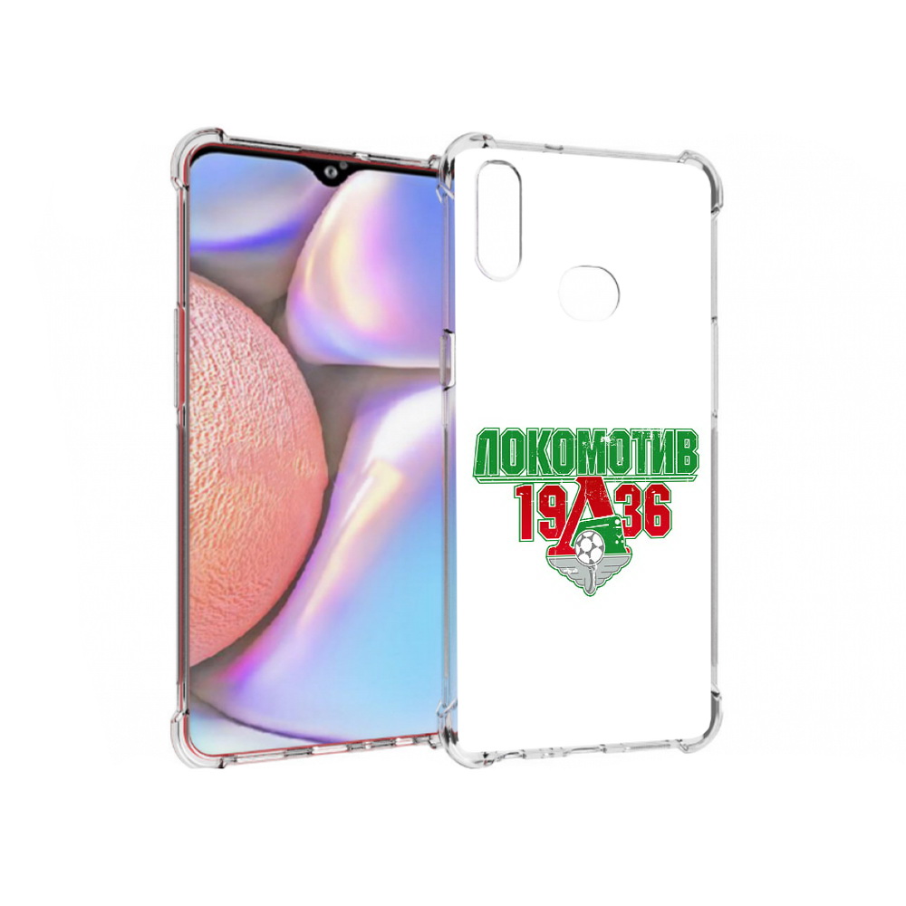 

Чехол MyPads Tocco для Samsung Galaxy A10s ФК локомотив 1936 (PT139908.534.182), Прозрачный, Tocco