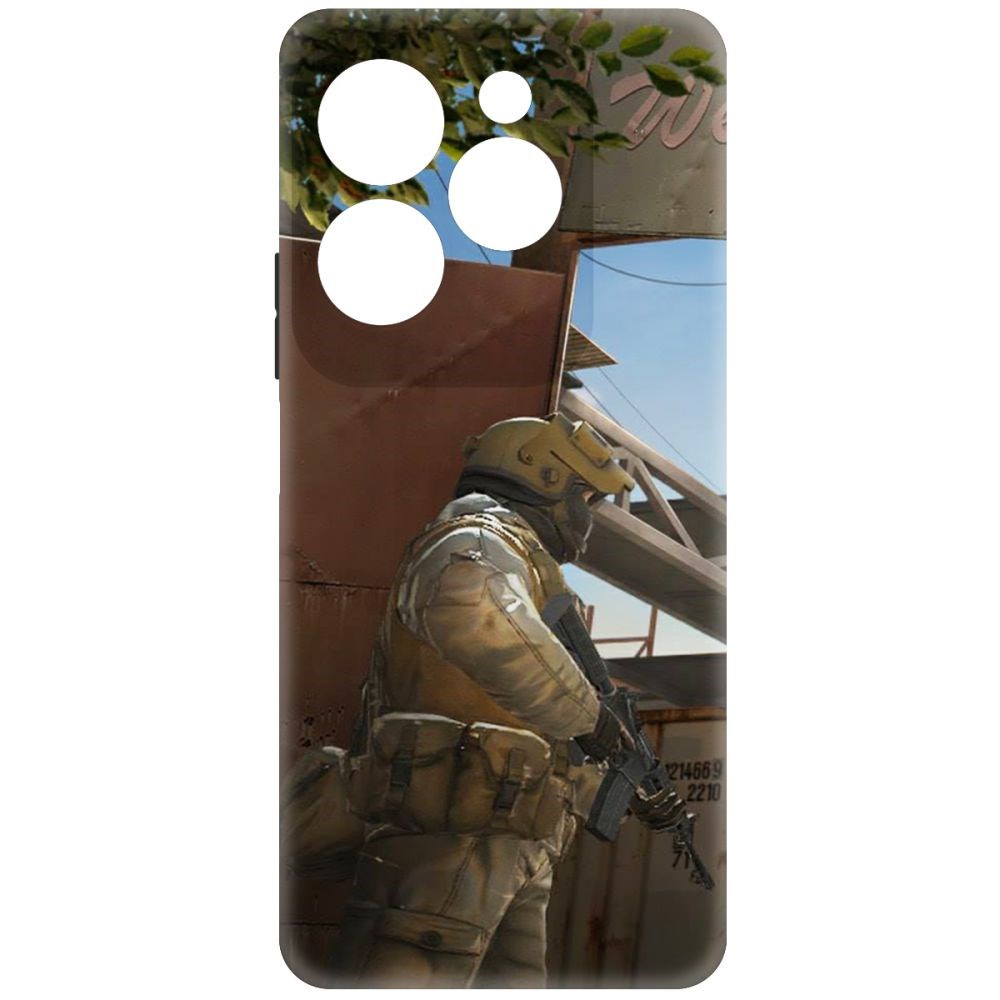 

Чехол-накладка Krutoff Soft Case Cтандофф 2 (Standoff 2) - Rust для INFINIX Hot 40 черный