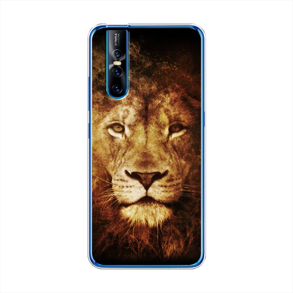 

Чехол для Vivo V15 Pro "Лев", Черный;коричневый;желтый, 261150-6