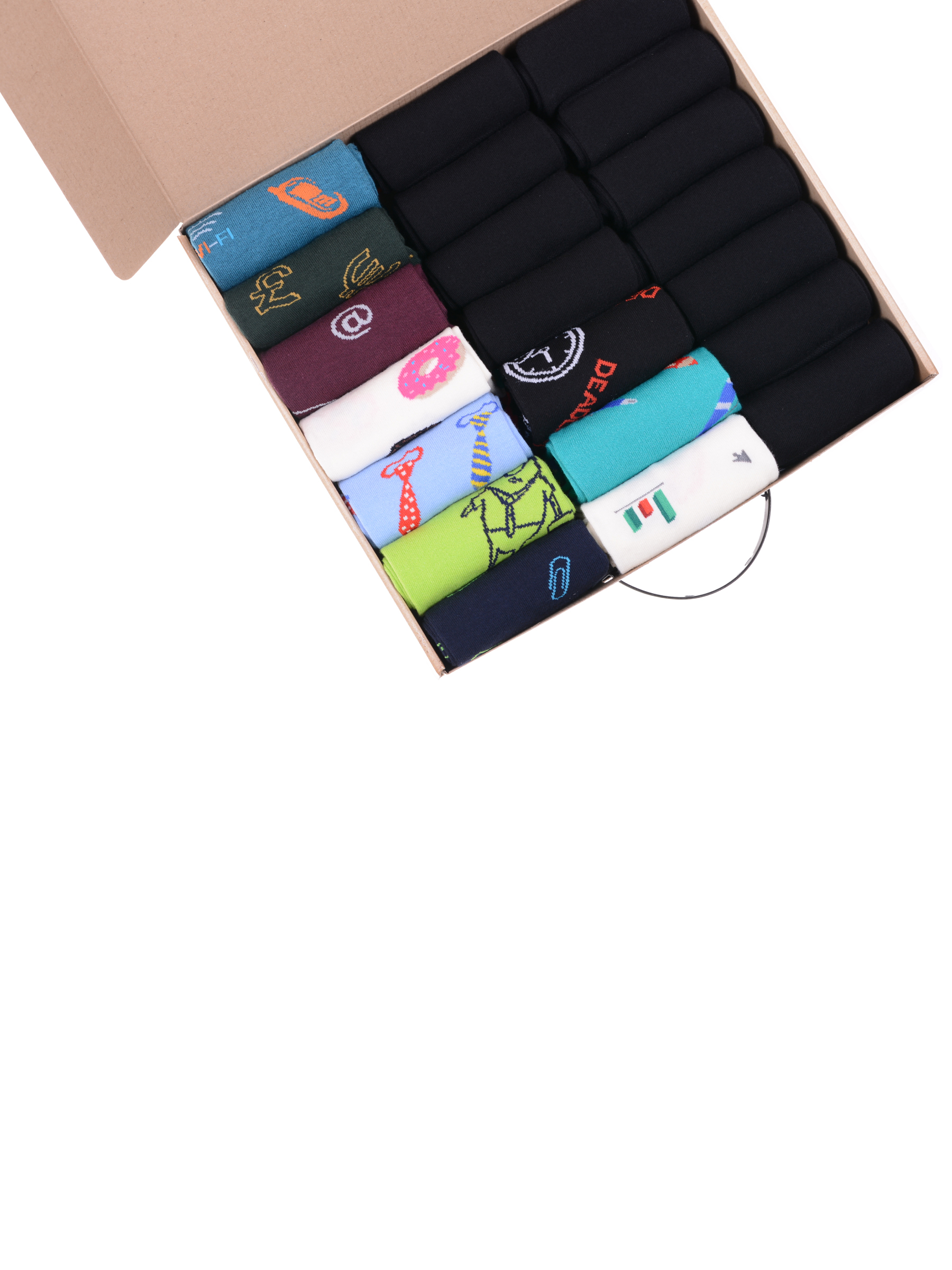 

Подарочный набор носков мужских MoscowSocksClub ВИМ20 разноцветных 25, Разноцветный, ВИМ20