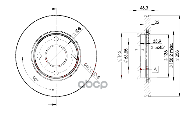 

Тормозной диск ICER для Ford Fiesta, Focus, Fusion/Mazda 2 78bd5344