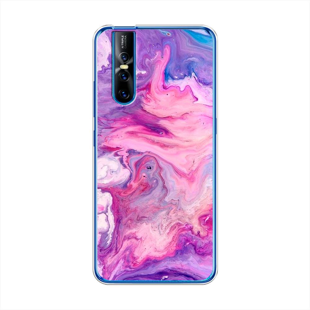 

Чехол для Vivo V15 Pro "Нежно-розовая абстракция", Розовый, 261150-3