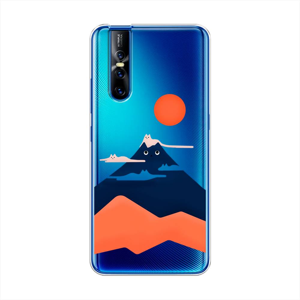 

Чехол для Vivo V15 Pro "Кот-гора", Черный;оранжевый, 261150-4