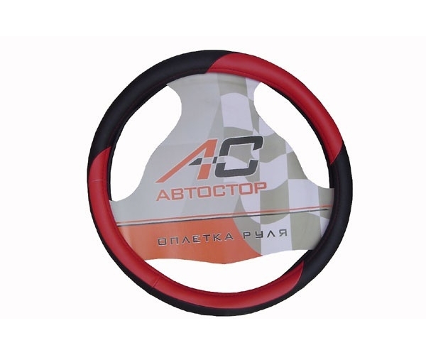 

Оплетка на руль Автостор AVT1485 N021 L 39 - 41 см, Черный;красный, N021 L 39-41
