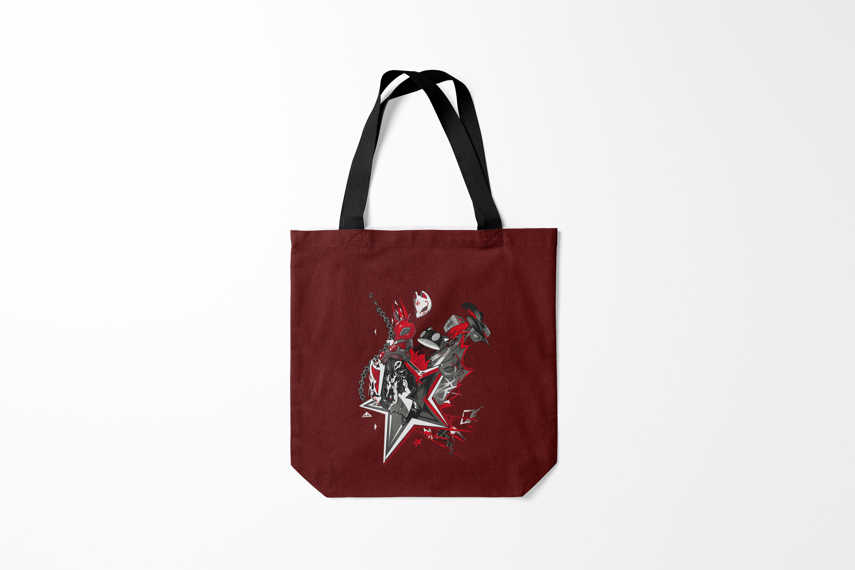 

Сумка шoппер унисекс Burnettie Persona 5 Mask of Ren, разноцветный, Persona 5 Mask of Ren