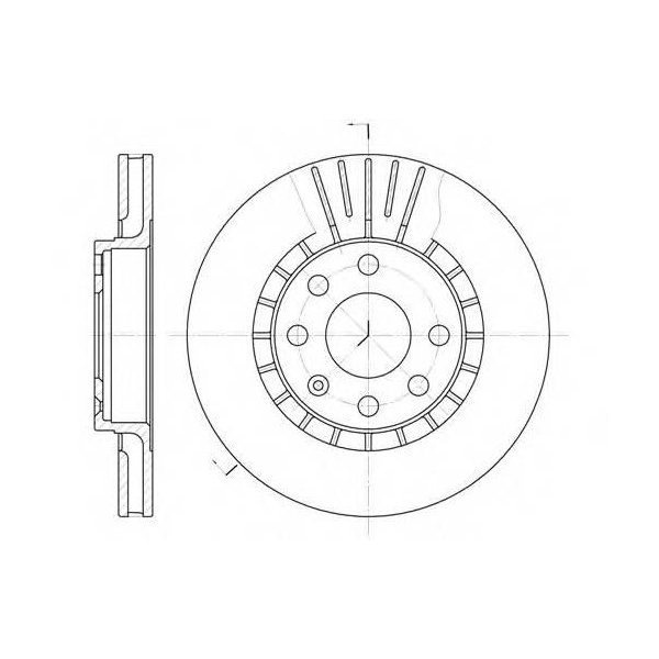 W617810BD_диск тормозной передний! Opel Astra/Ascona/Kadett 1.4-2.0D 87>