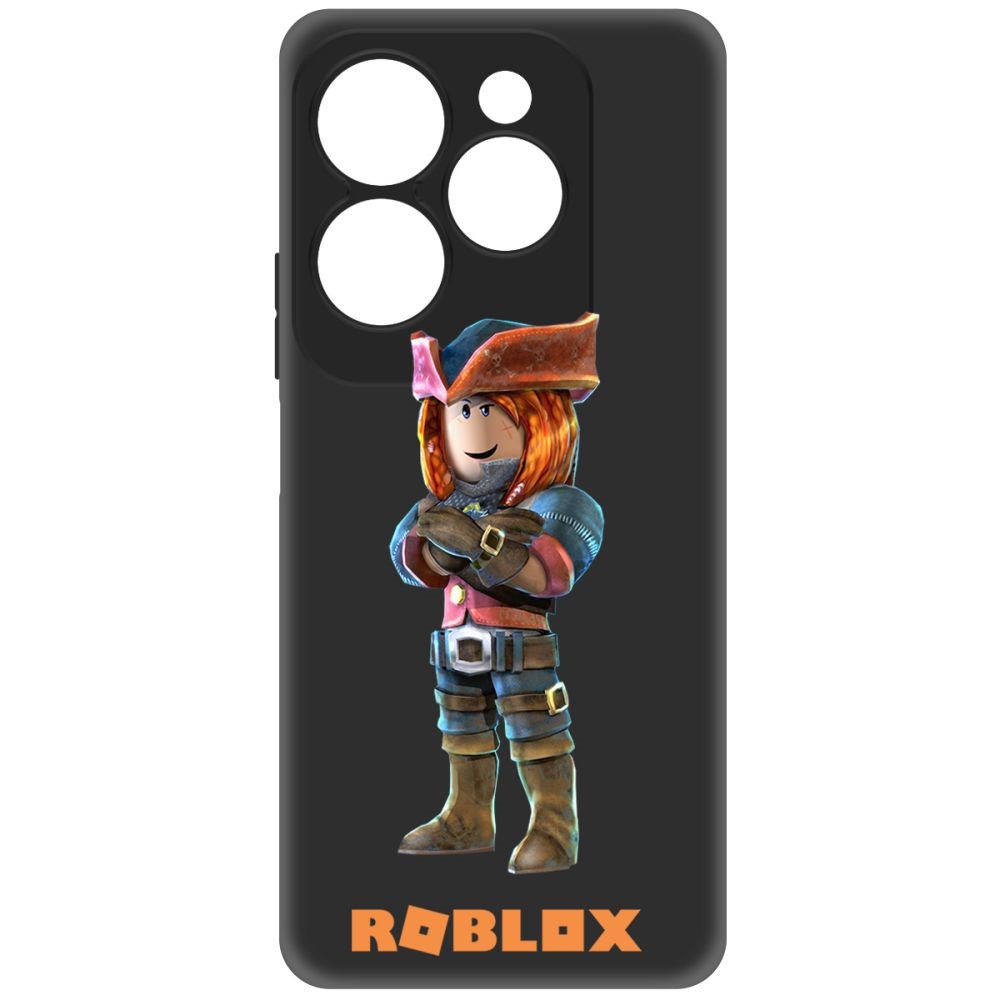 

Чехол-накладка Krutoff Soft Case Roblox-Эзебель для INFINIX Hot 40 Pro черный