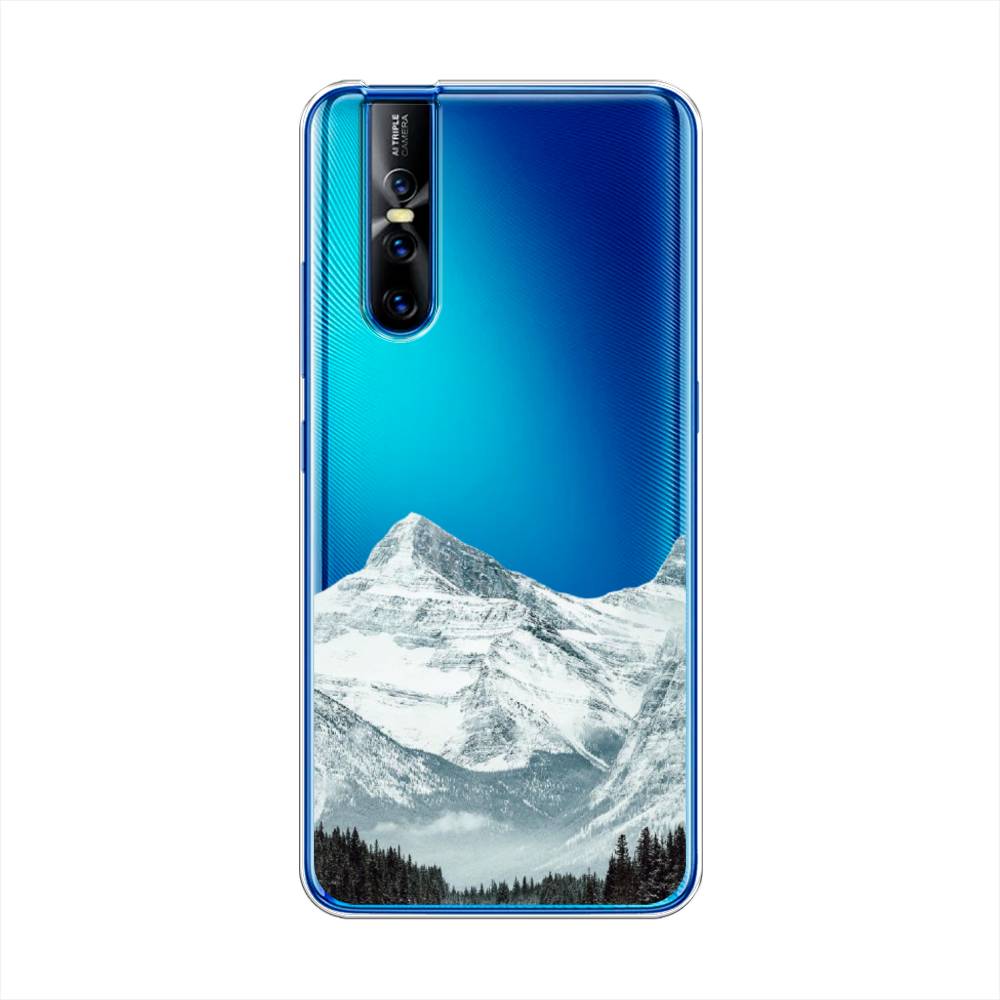 

Чехол для Vivo V15 Pro "Горы арт 1", Белый;зеленый, 261150-2