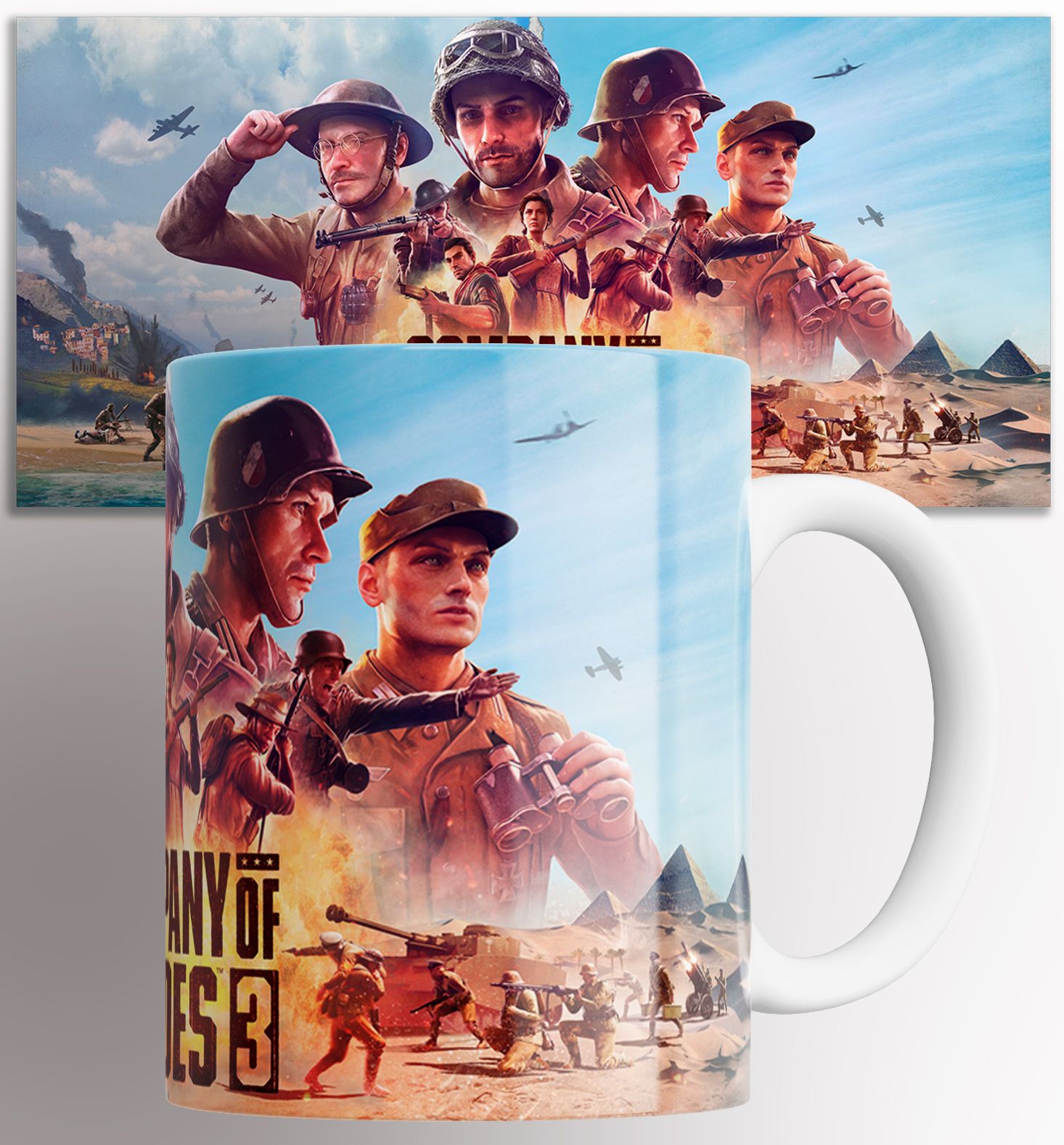 

Кружка с принтом компьютерной игры company of heroes 3 сон 330 мл, Кружка Company of heroes 3 CoH компьютерная игра , на подарок , с принтом 330 мл
