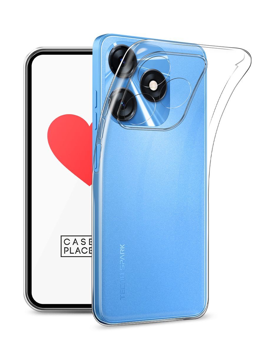 

Чехол на Tecno Spark 10/10C прозрачный, 303650-6