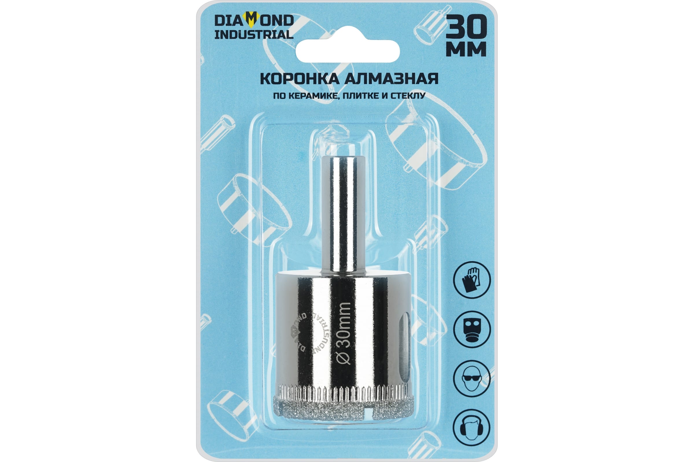 

Diamond Industrial Коронка алмазная по керамике, плитке и стеклу 30мм DIDCBC030