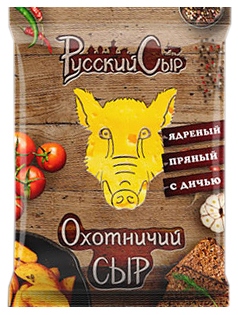 

Сыр Русский сыр Охотничий 45% 200 г