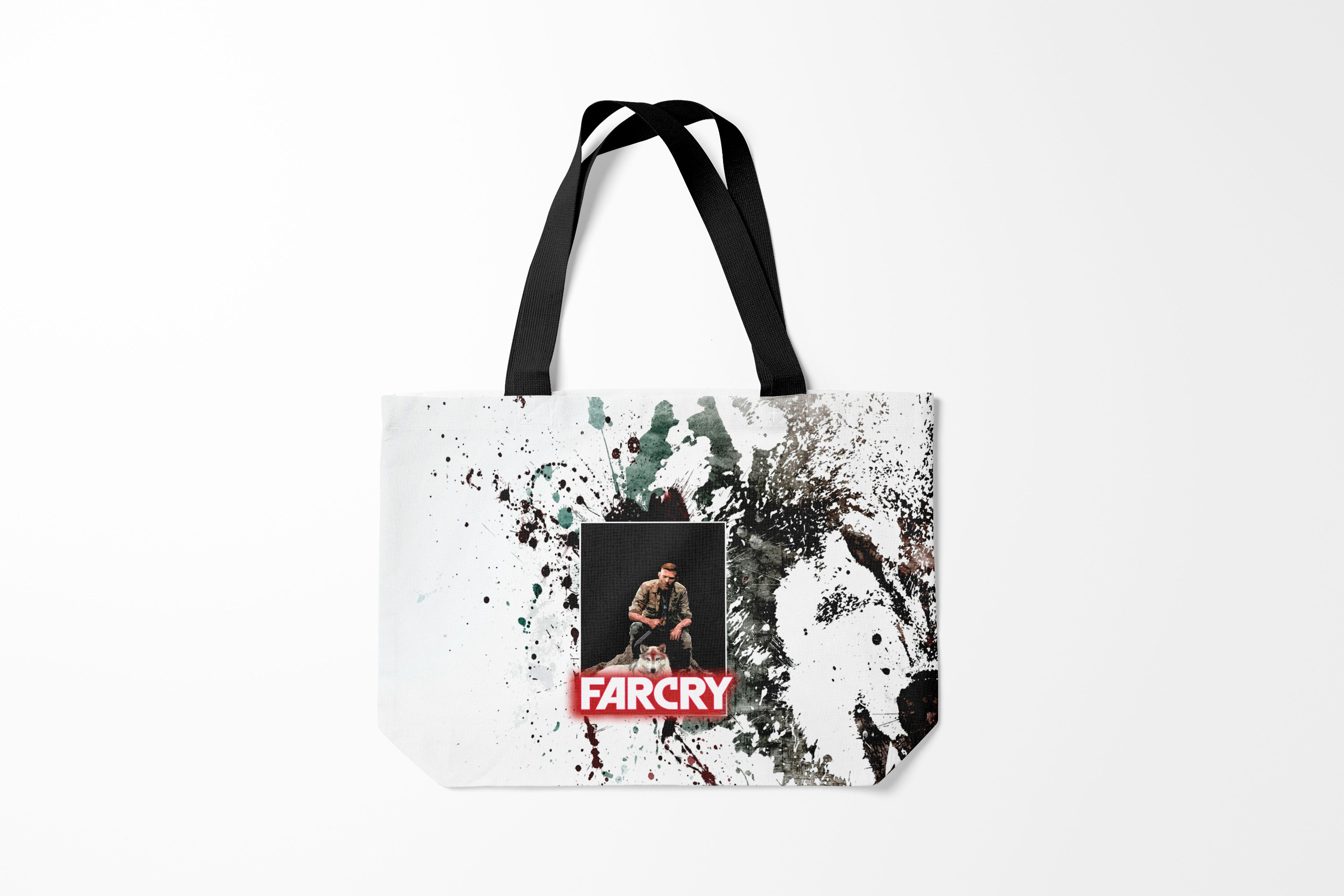 

Сумка шoппер унисекс Burnettie Far Cry FARCRY WOLF, белый, Far Cry FARCRY WOLF