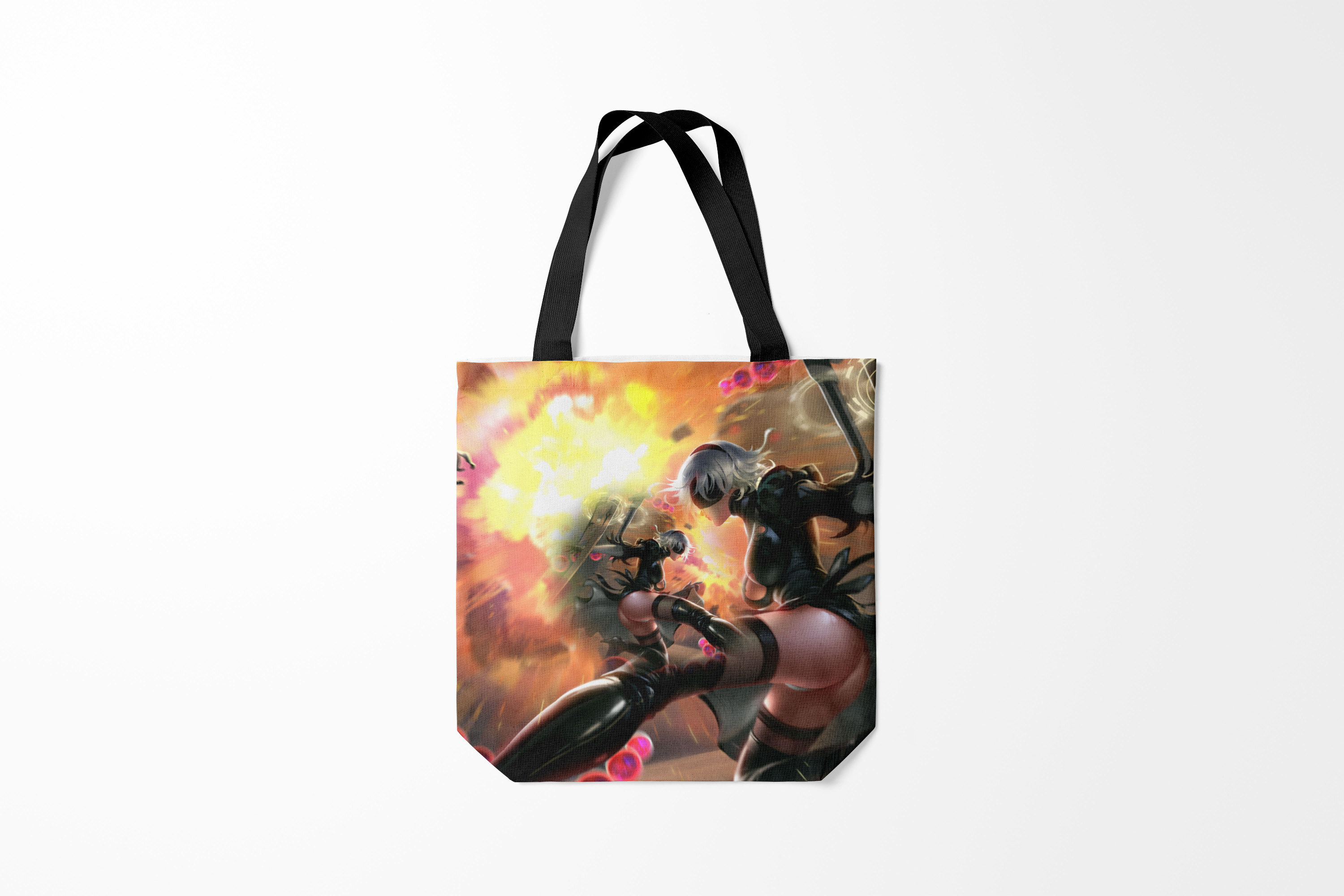 

Сумка шoппер унисекс Burnettie Nier 2B Automata Z, разноцветный, Nier 2B Automata Z