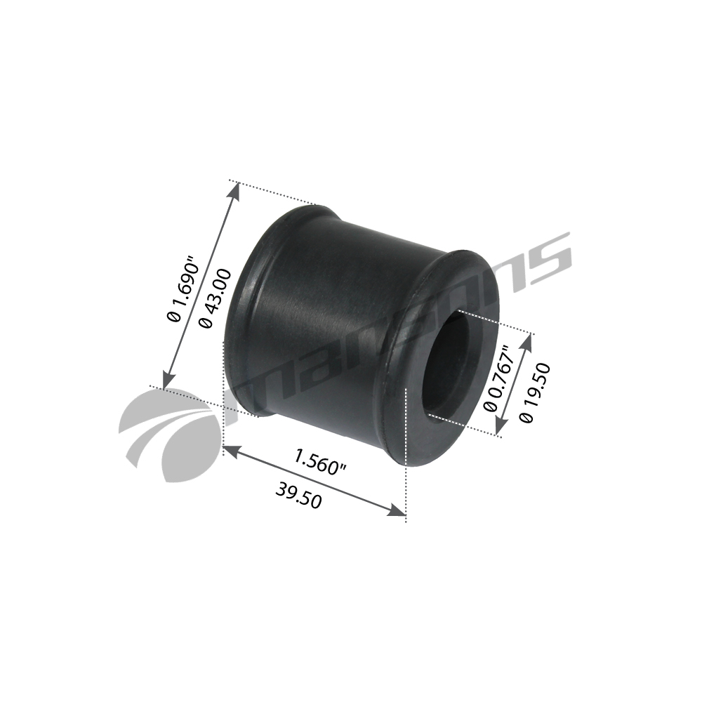 

Втулка Амортизатора Man Iveco Mercedes 20Х40Х40 Переднего Mansons 1Шт Mansons 700351