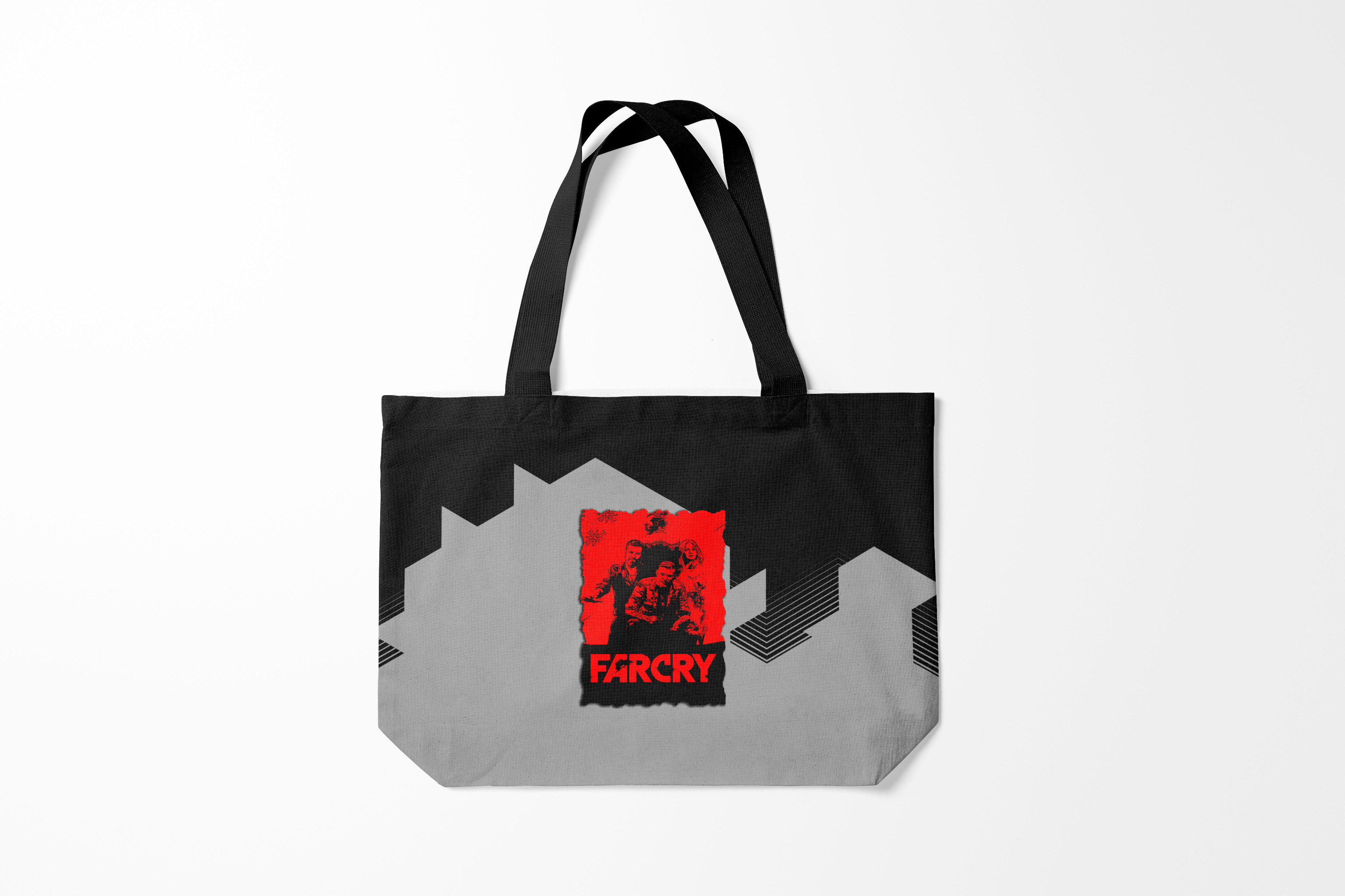 

Сумка шoппер унисекс Burnettie Far Cry FARCRY, черный; серый, Far Cry FARCRY