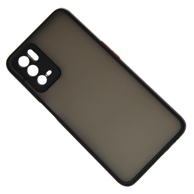 

Чехол Oppo A16 (CPH2269) пластиковый с окантовкой <черный>