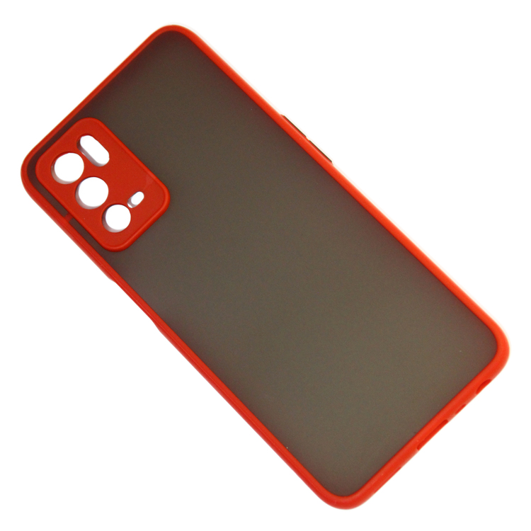 

Чехол Oppo A16 (CPH2269) пластиковый с окантовкой <красный>