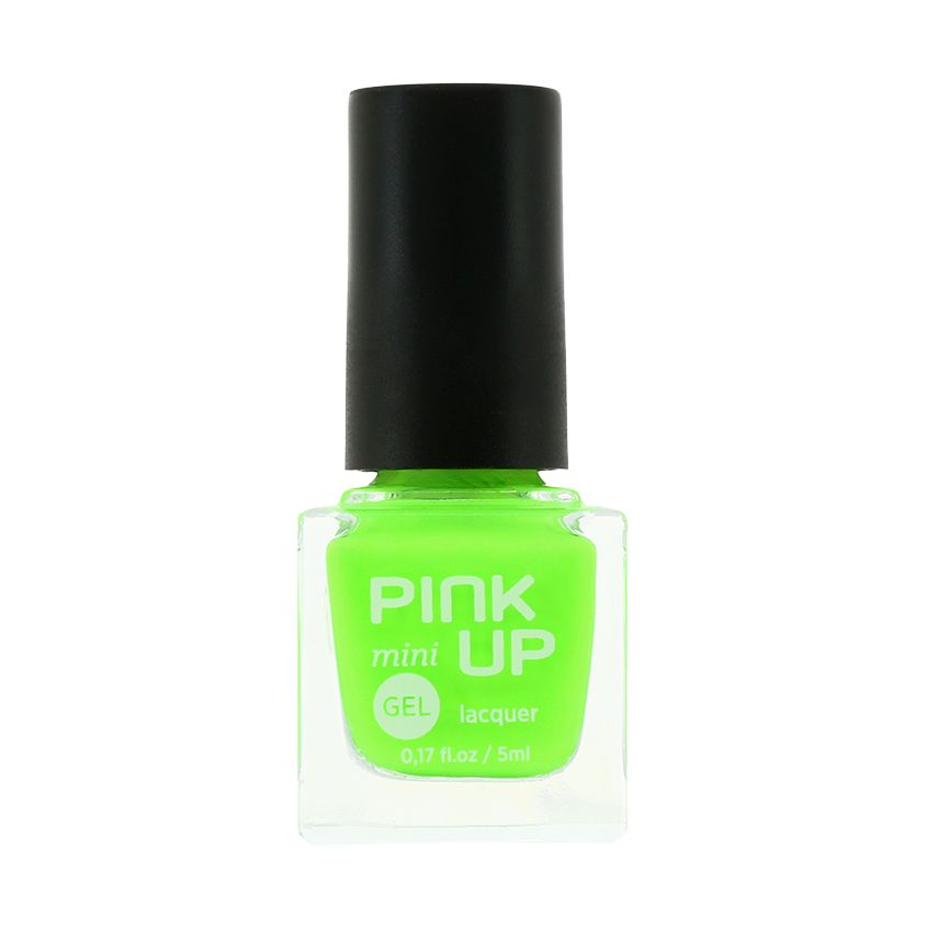 

Лак для ногтей Pink Up Mini Gel тон 86 5 мл, Серебристый