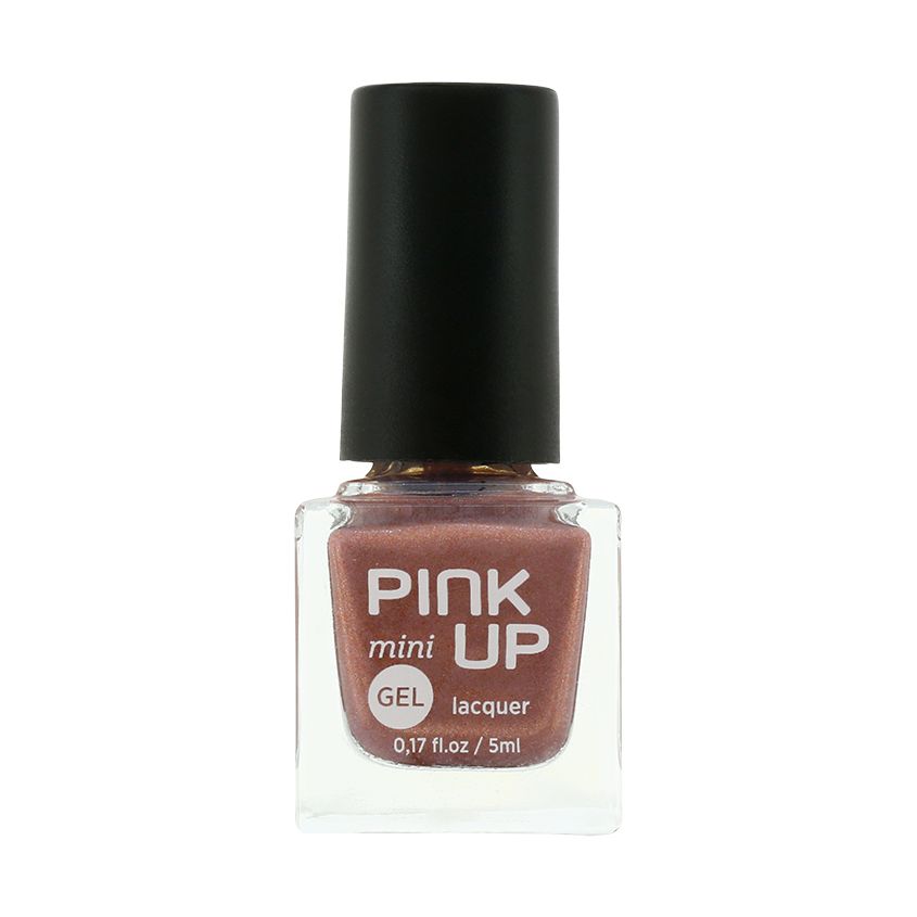 

Лак для ногтей Pink Up Mini Gel тон 92 5 мл, Коричневый