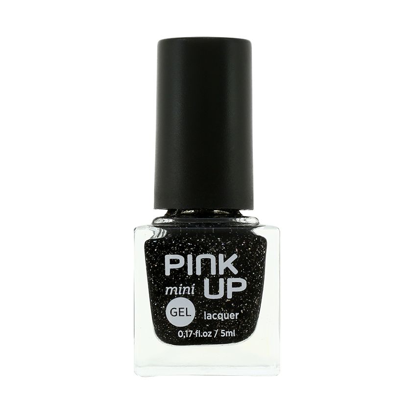 

Лак для ногтей Pink Up Mini Gel тон 99 5 мл, Черный