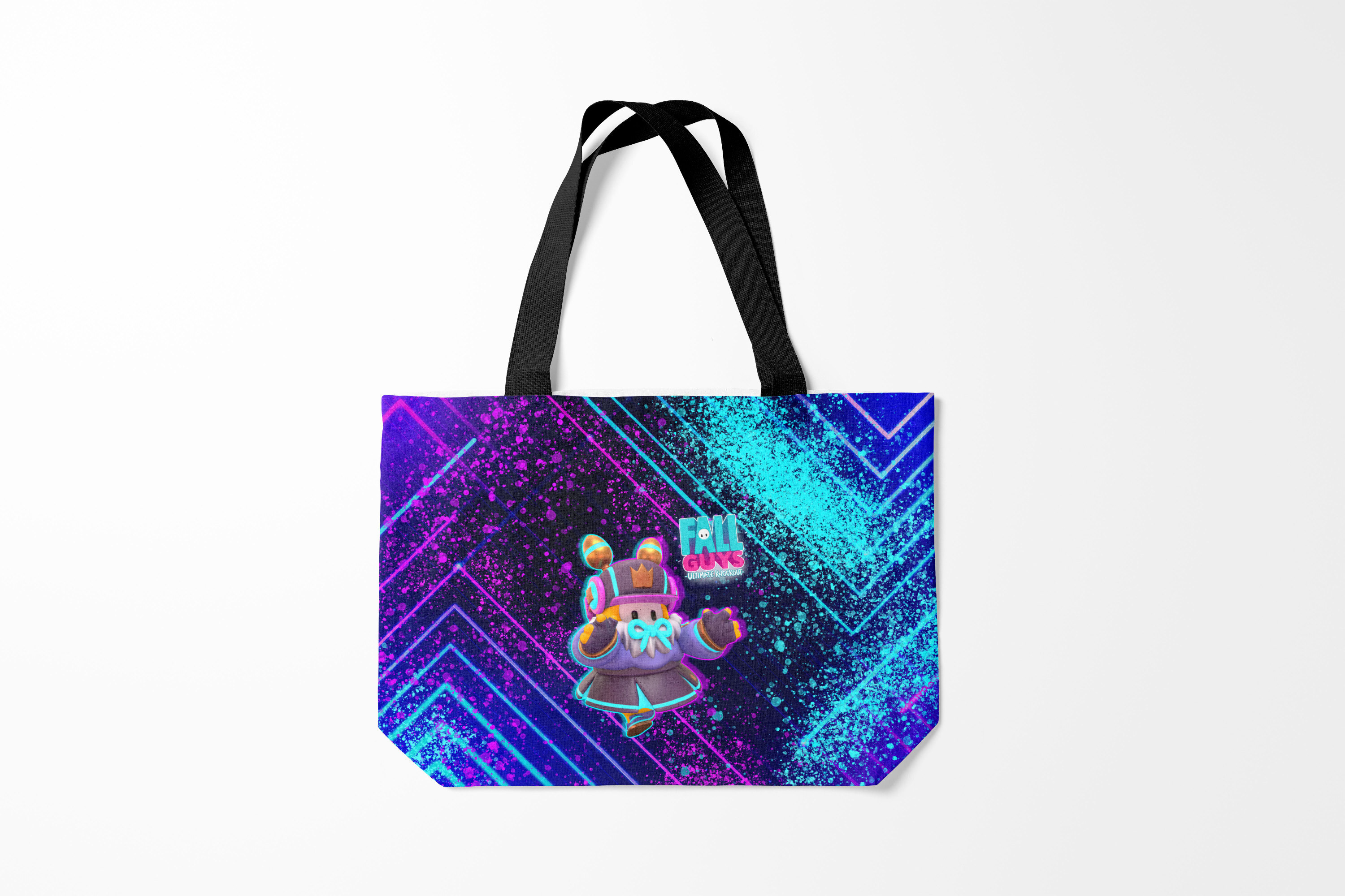 

Сумка шoппер унисекс Burnettie Fall Guys Season 4, синий, Fall Guys Season 4