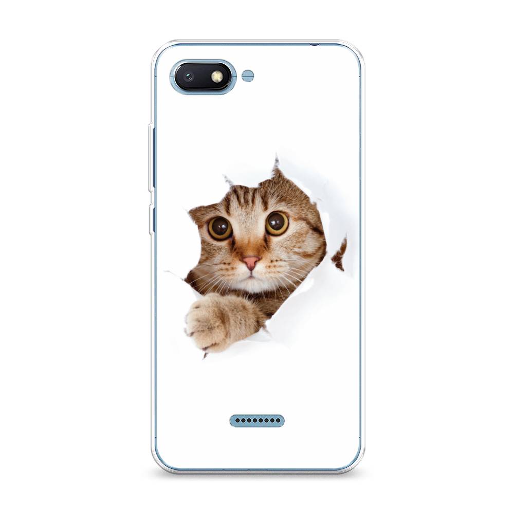 

Чехол на Xiaomi Redmi 6A "Кот и бумага", Белый;коричневый, 34150-1