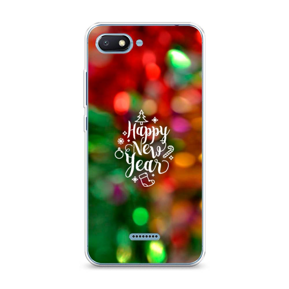 

Чехол на Xiaomi Redmi 6A "Новый Год на елке", Зеленый;красный;желтый, 34150-5