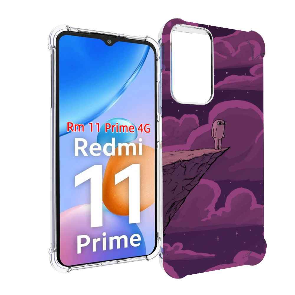 

Чехол MyPads розовая-фасолька для Xiaomi Redmi 11 Prime 4G, Прозрачный, Tocco