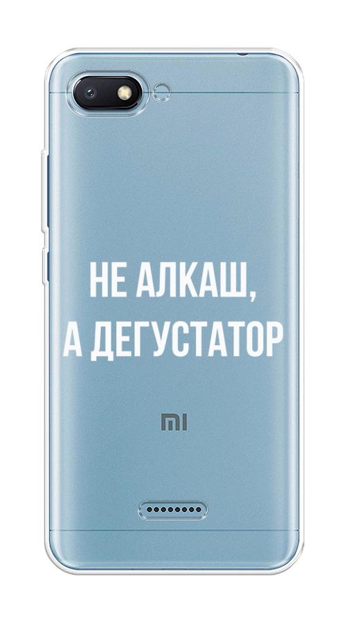 

Чехол на Xiaomi Redmi 6A "Дегустатор", Белый;бежевый, 34150-6