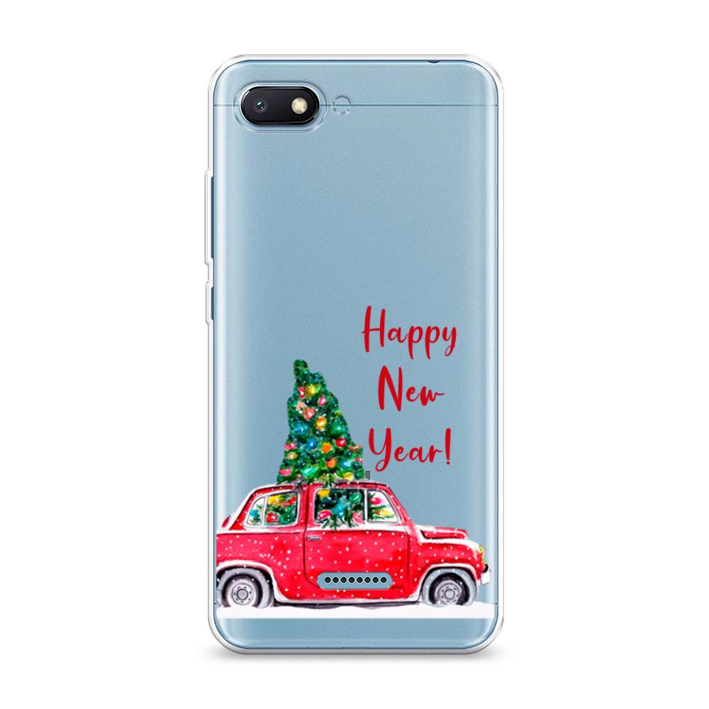 

Чехол на Xiaomi Redmi 6A "Happy New Year", Красный;зеленый, 34150-5