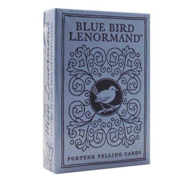 

Карты Таро Ленорман Синяя птица / Blue Bird Lenormand - U.S. Games Systems, Синий, Ленорман «Синяя птица»