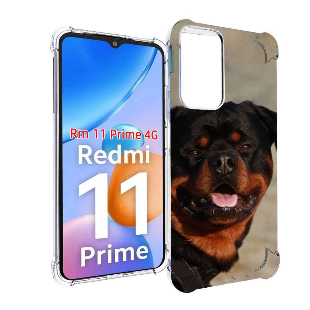 

Чехол MyPads ротвеллер 2 для Xiaomi Redmi 11 Prime 4G, Прозрачный, Tocco