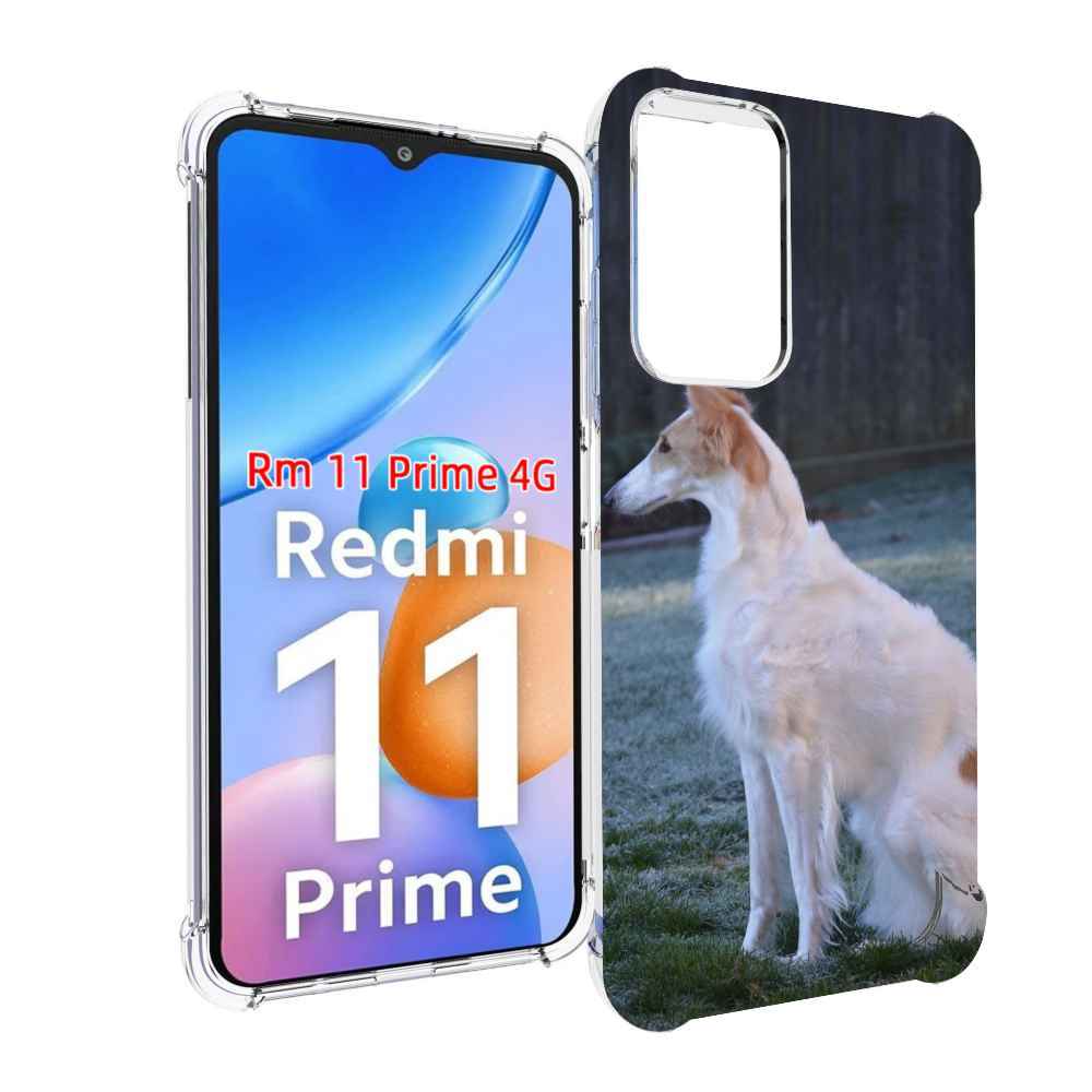 

Чехол MyPads русская псовая борзая для Xiaomi Redmi 11 Prime 4G, Прозрачный, Tocco