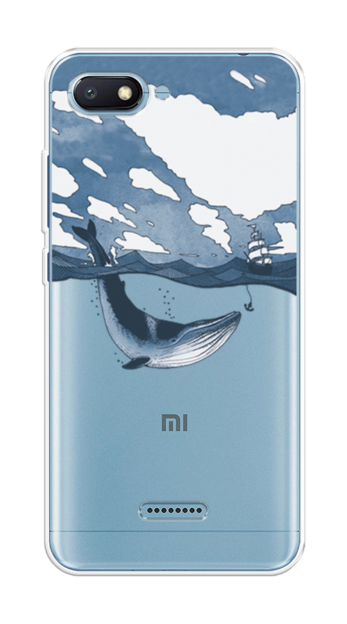 

Чехол на Xiaomi Redmi 6A "Большой кит", Синий, 34150-1