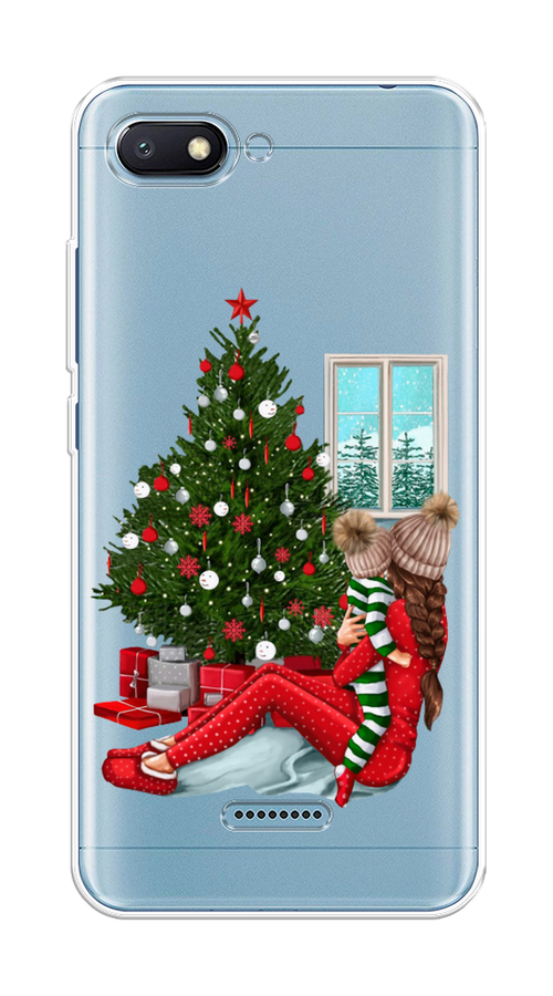 

Чехол на Xiaomi Redmi 6A "Новый год с мамой", Красный;зеленый;голубой, 34150-6
