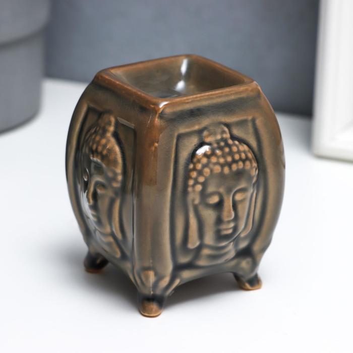 Аромалампа керамика Изображение будды 8,5х7,5х7,5 см 3467388