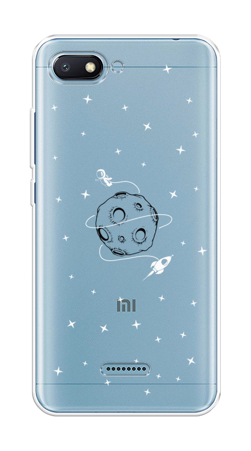 

Чехол на Xiaomi Redmi 6A "Полет вокруг луны", Белый;серый;черный, 34150-2