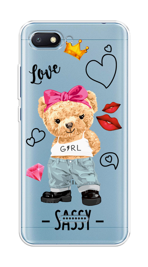 

Чехол на Xiaomi Redmi 6A "Sugar Mommy", Голубой;белый;розовый, 34150-6