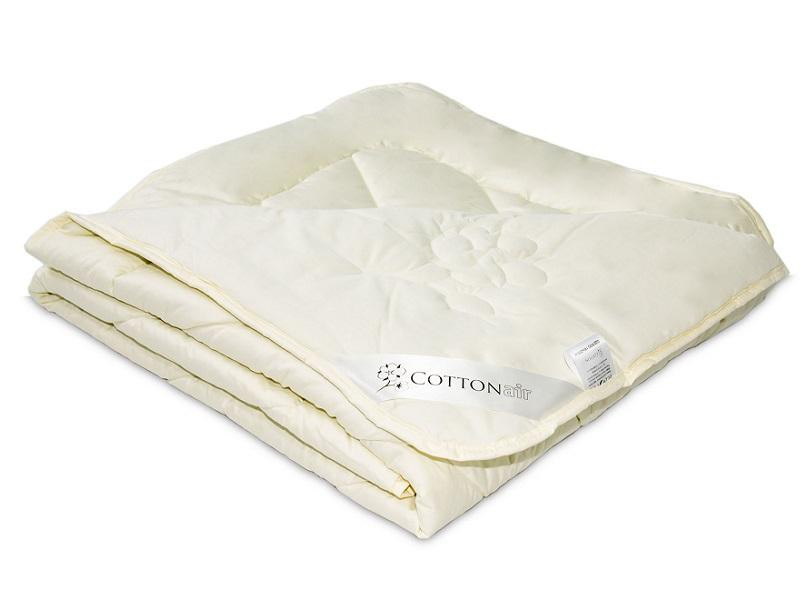 фото Одеяло стеганое из хлопка и искусственного лебяжьего пуха belpol cotton air 140х205