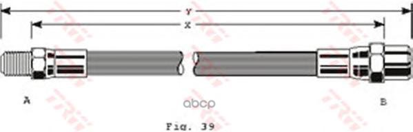 

TRW Шланг тормозной TRW phb128