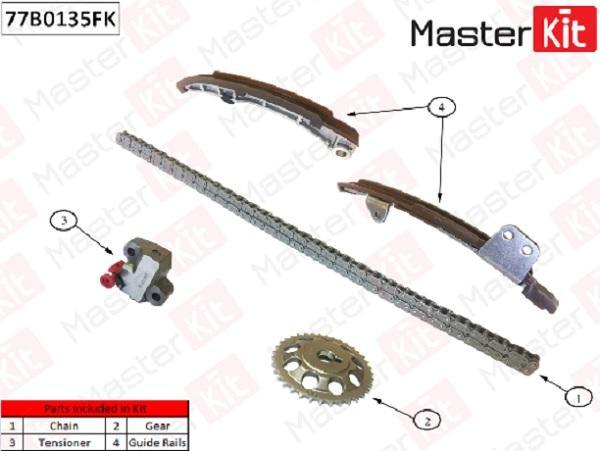 

Комплект Цепи Грм Toyota 1nz-Fe,2nz-Fe 77b0135fk MasterKit 77B0135FK